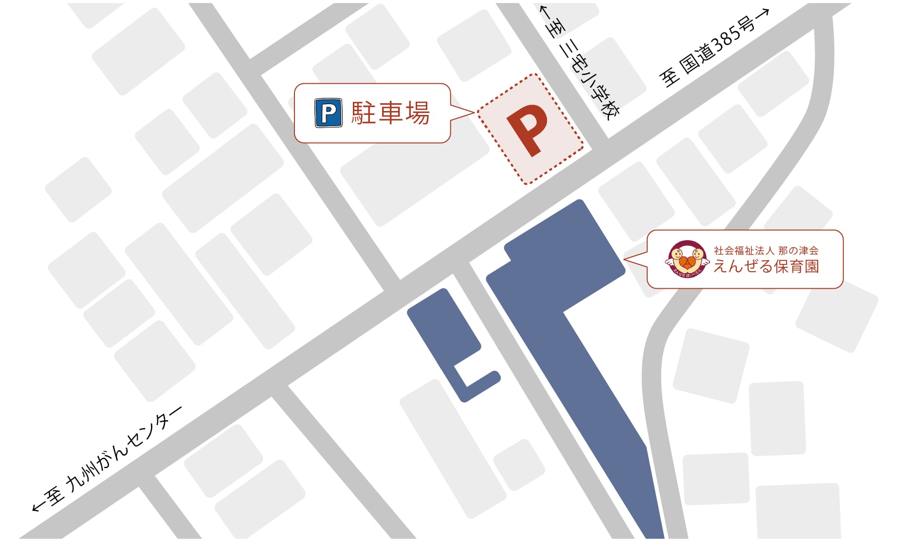 駐車場の周辺地図