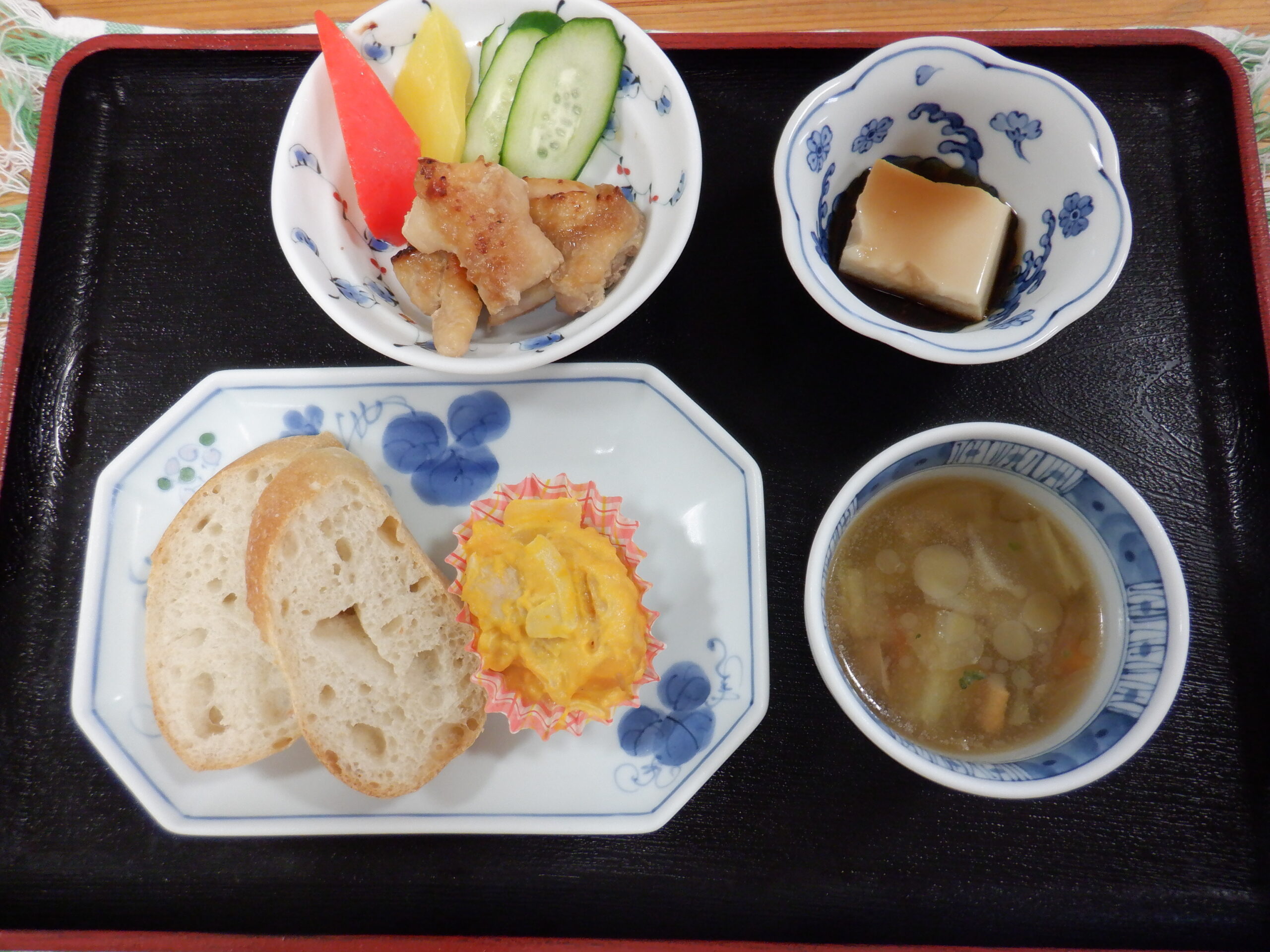 ６月子ども食堂レシピ🐌「豆乳ゼリー」