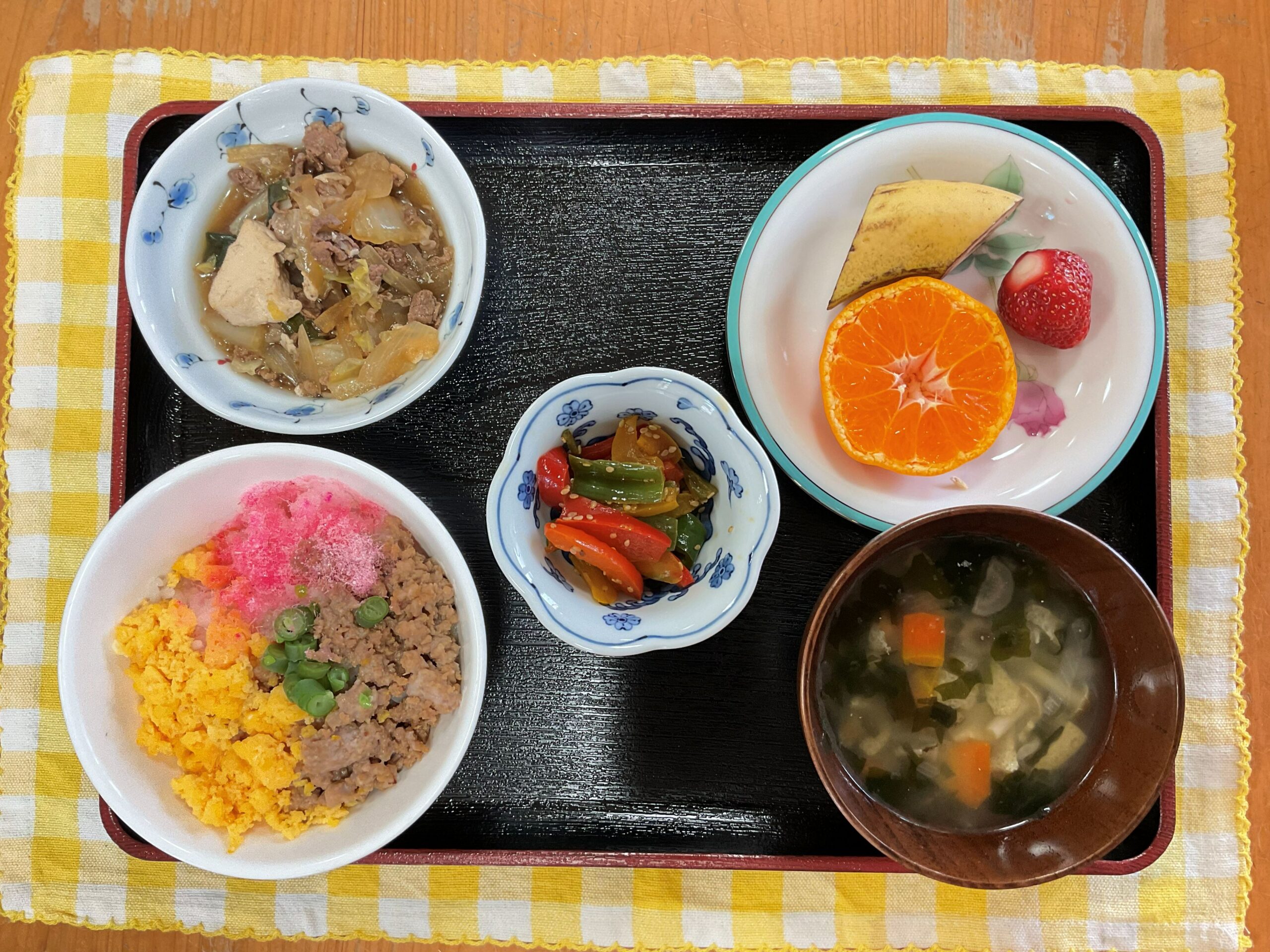 1月親子ふれあい食堂🎍レシピ紹介「すき焼き煮」