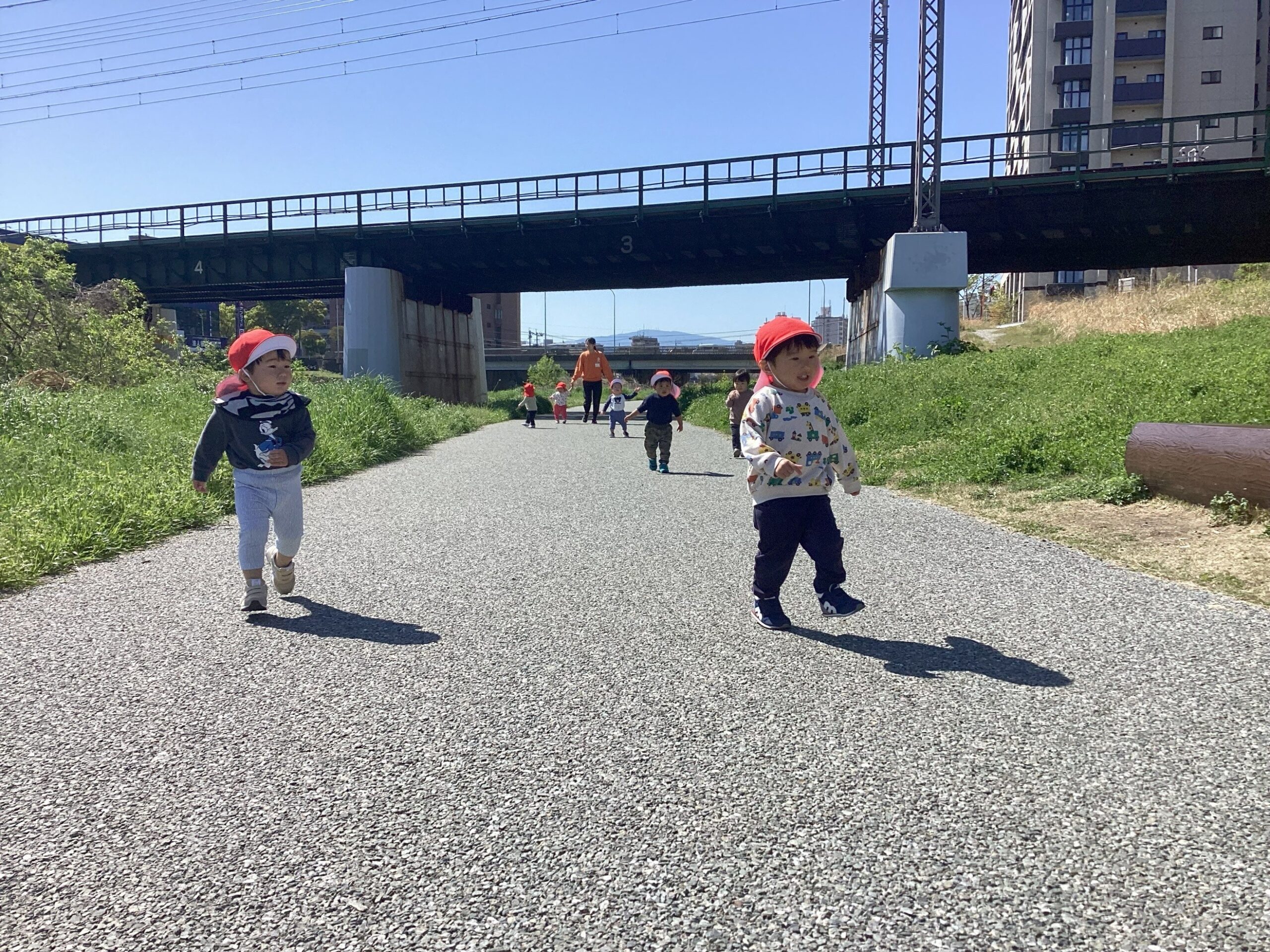 お散歩大好き☆～楽しく安全に戸外での活動を楽しんでいます！～
