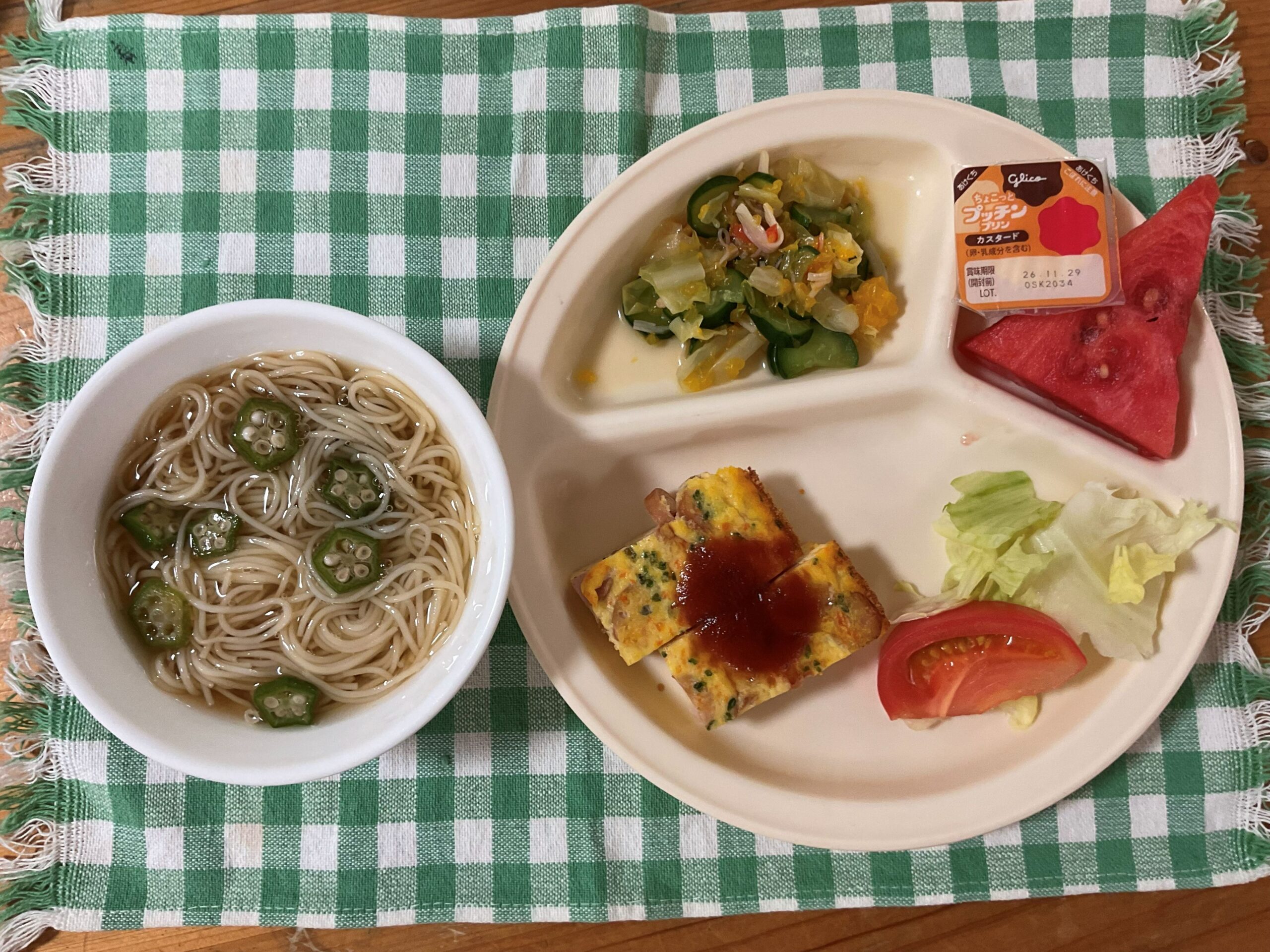 ７月　お誕生会レシピ🌻「手作りそうめんつゆ」