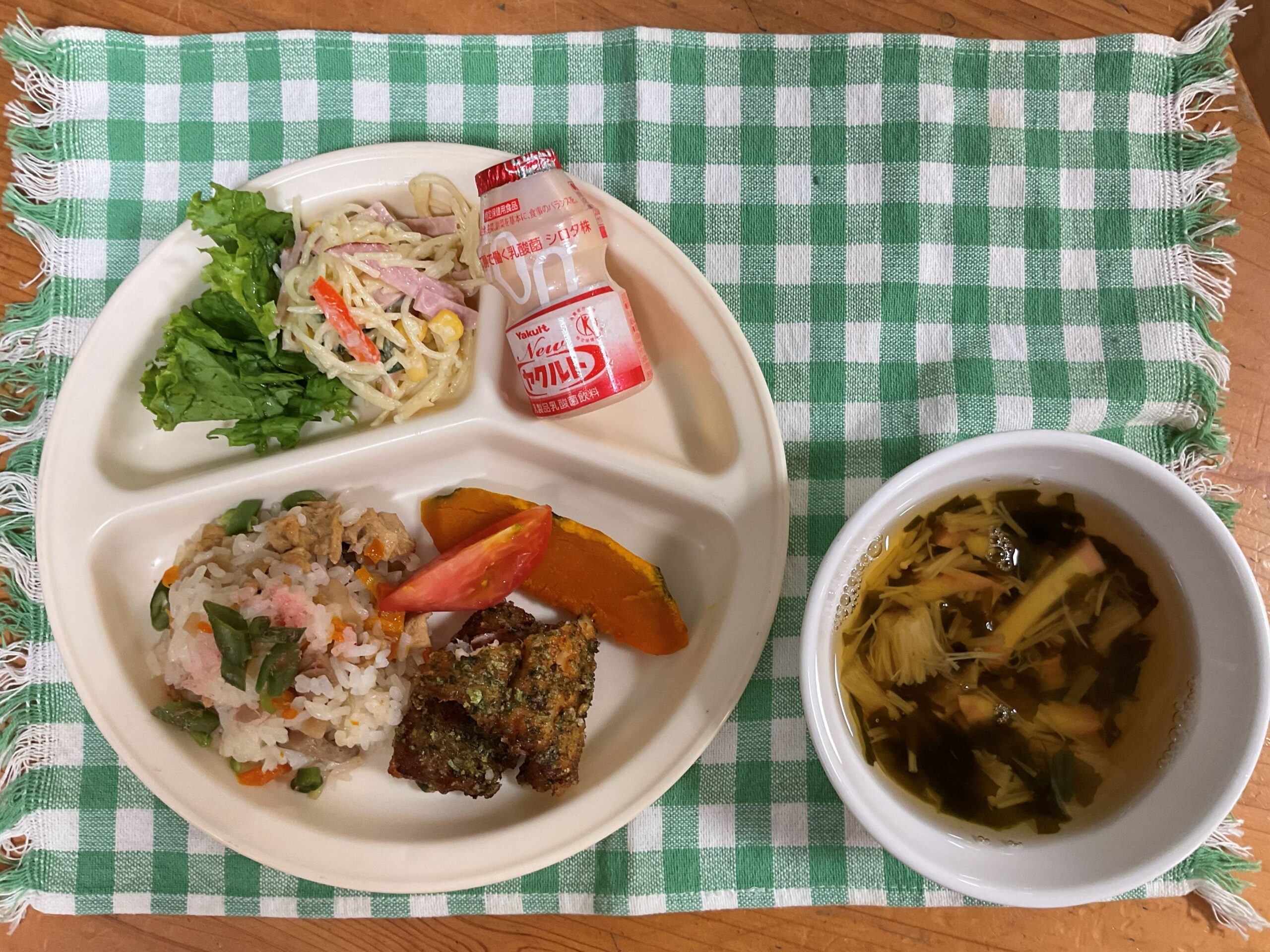 ９月お誕生会レシピ🐟魚の磯部揚げ